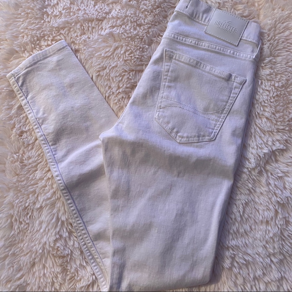 Men’s Hollister white ripped Jeans